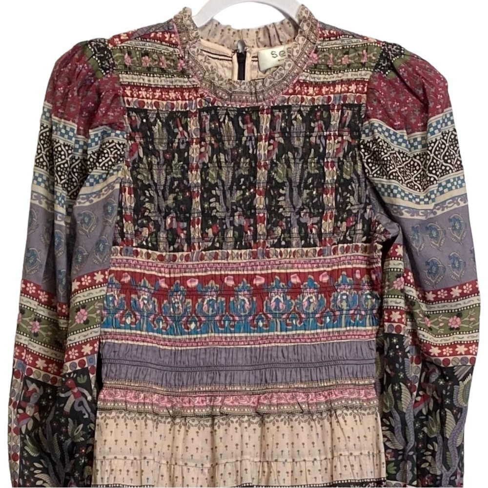 Sea New York Brooke Border Dress - NEW - Picture 2 of 14